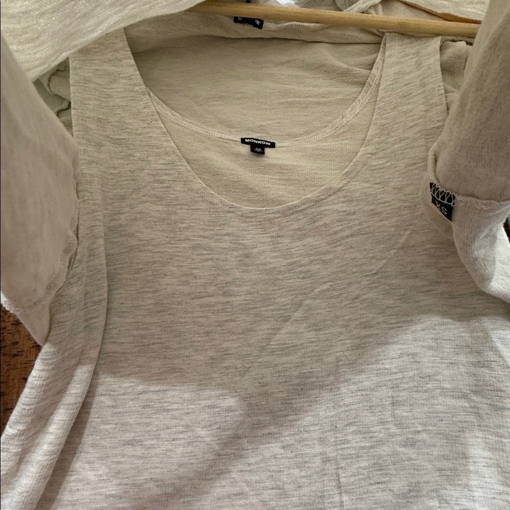 MONROW Double Layer Hoodie Dress - Picture 7 of 10